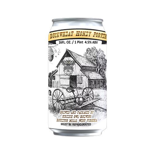 Screech Owl Brewing Buckwheat Honey Porter