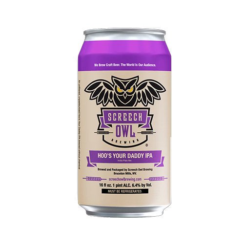 Screech Owl Brewing Hoo's Your Daddy IPA