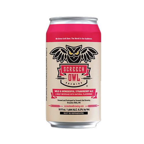 Screech Owl Brewing Wild & Wonderful Strawberry Ale
