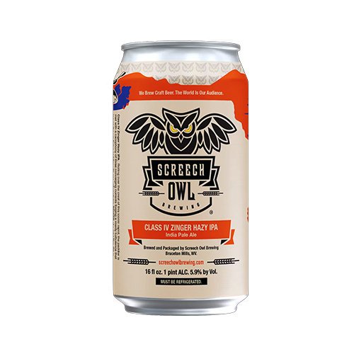 Screech Owl Brewing Class IV Zinger Hazy IPA
